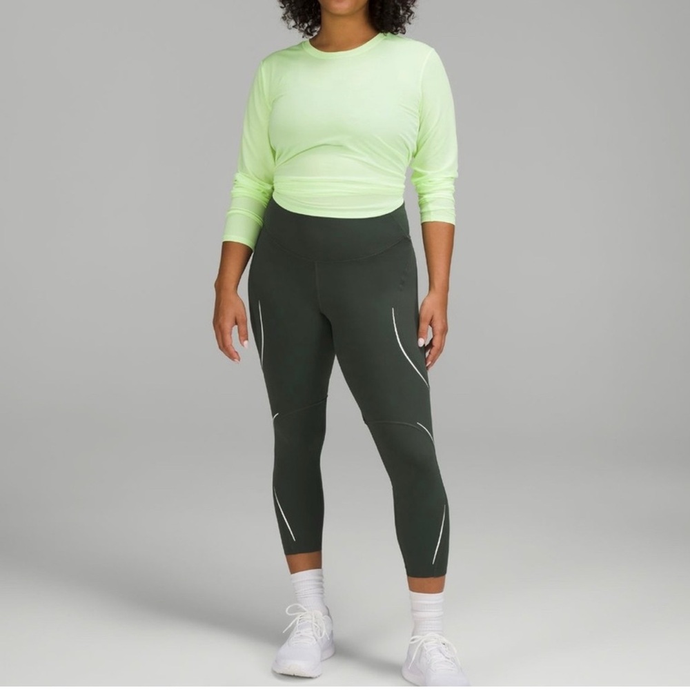 Lululemon Athletica Dark Green Leggings